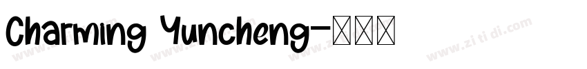 Charming Yuncheng字体转换